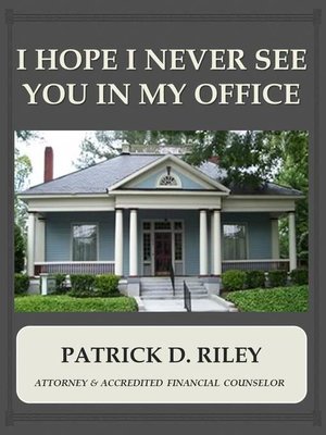 cover image of I Hope I Never See You In My Office